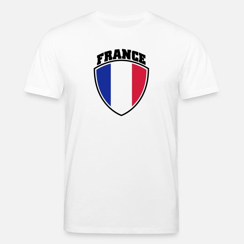 Frankreich - Stanley/Stella Unisex Bio-T-Shirt CREATOR  - Weiß