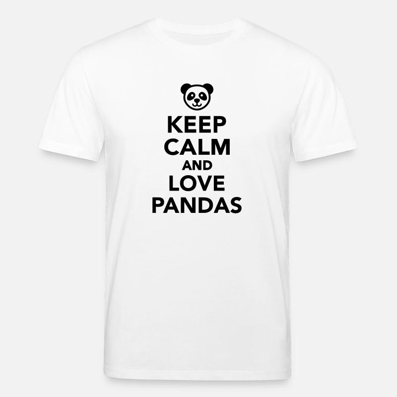 Panda - Stanley/Stella Unisex Bio-T-Shirt CREATOR  - Weiß