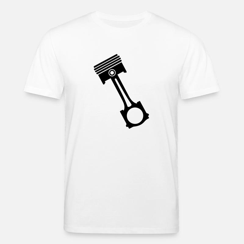 Piston - T-shirt bio CREATOR Stanley/Stella Unisexe - blanc