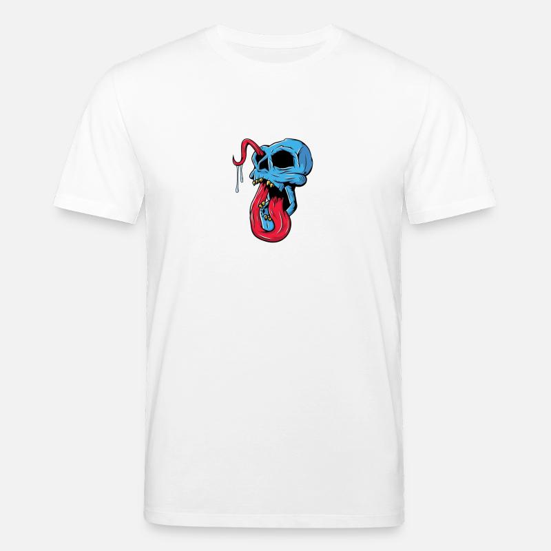 Schädel - odissé - Stanley/Stella Unisex Bio-T-Shirt CREATOR  - Weiß