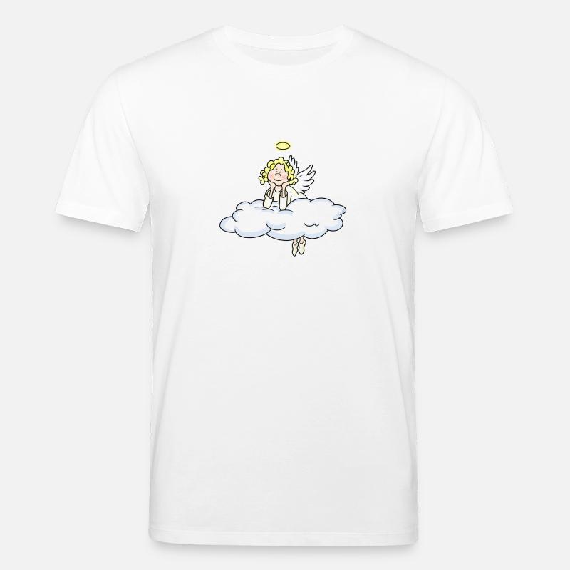 kleiner Engel-Wolke-Pause - Stanley/Stella Unisex Bio-T-Shirt CREATOR  - Weiß