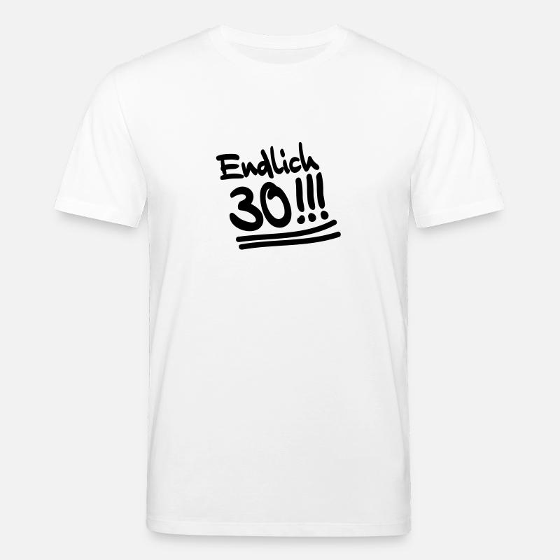 endlich_30 - T-shirt bio CREATOR Stanley/Stella Unisexe - blanc