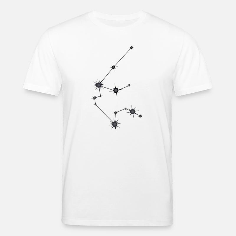 Wassermann Sternbild Sternzeichen Schwarz Grau - Stanley/Stella Unisex Bio-T-Shirt CREATOR  - Weiß
