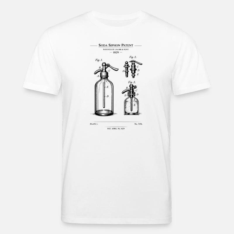 Conception du plan de Soda Siphone - T-shirt bio CREATOR Stanley/Stella Unisexe - blanc