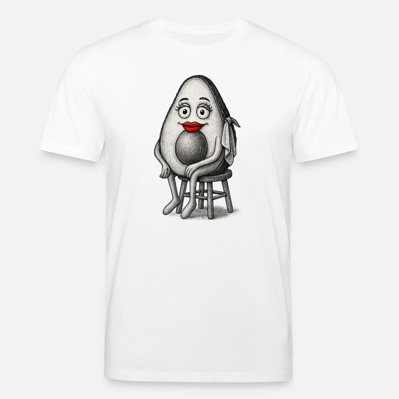 Avocat Décalé - T-shirt bio CREATOR Stanley/Stella Unisexe - blanc