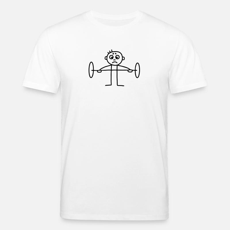 Bodybuilder - Muskeln - Stanley/Stella Unisex Bio-T-Shirt CREATOR  - Weiß