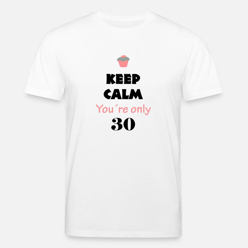 birthday 30 - Stanley/Stella CREATOR Unisex Organic T-Shirt - white