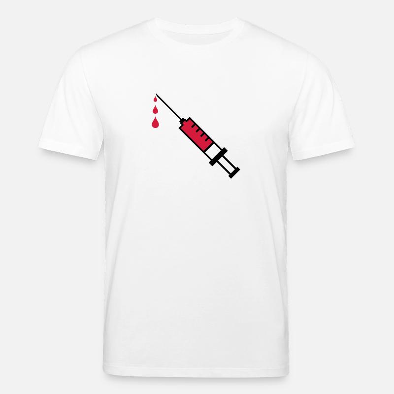 Spritze Blut - Stanley/Stella Unisex Bio-T-Shirt CREATOR  - Weiß