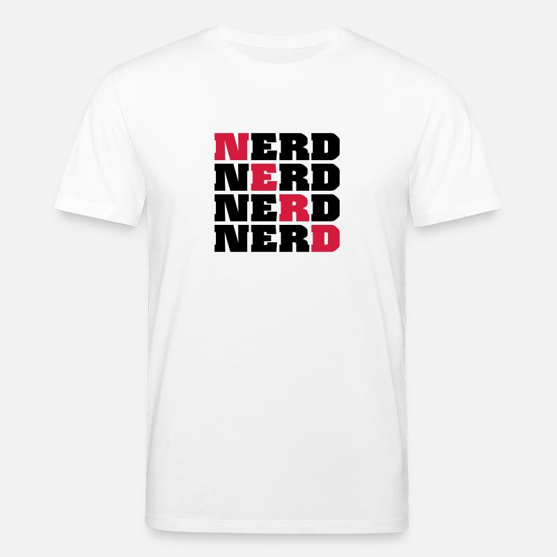 Nerd - T-shirt bio CREATOR Stanley/Stella Unisexe - blanc