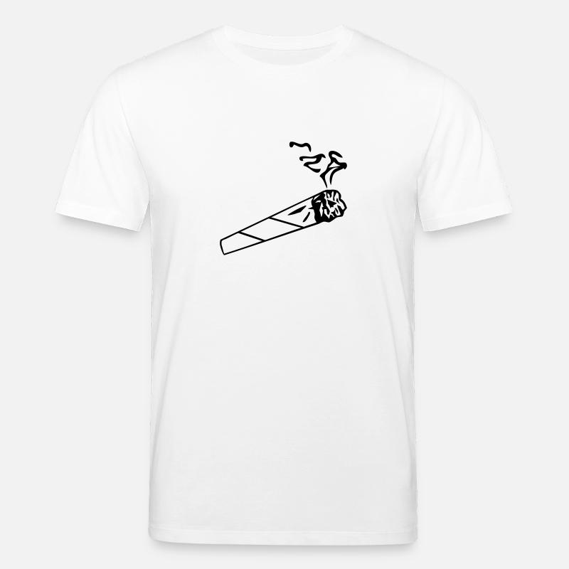 Joint - Zigarette - T-shirt bio CREATOR Stanley/Stella Unisexe - blanc