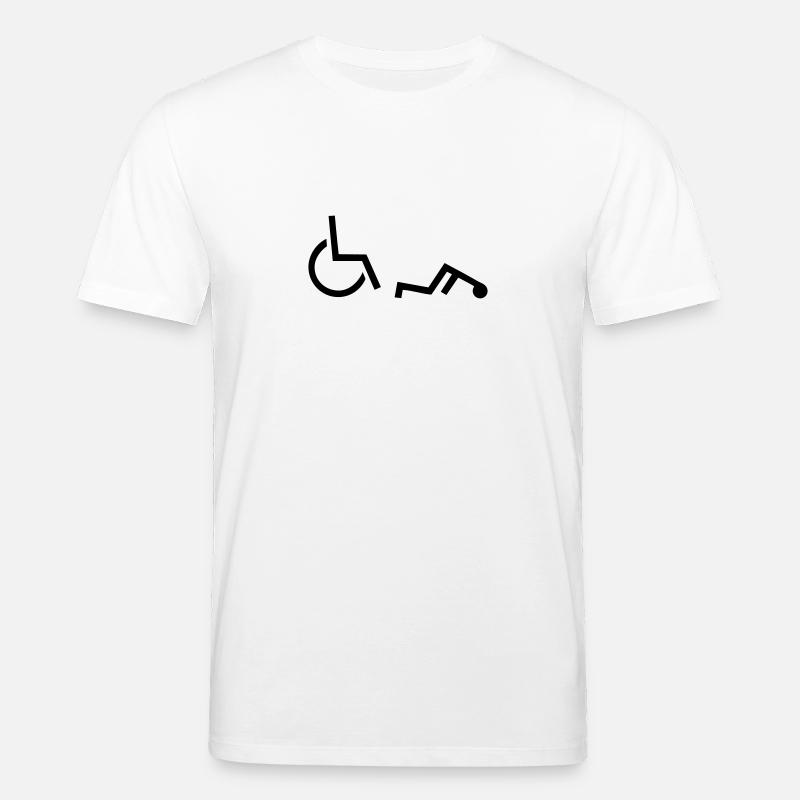 Chaise roulante - T-shirt bio CREATOR Stanley/Stella Unisexe - blanc