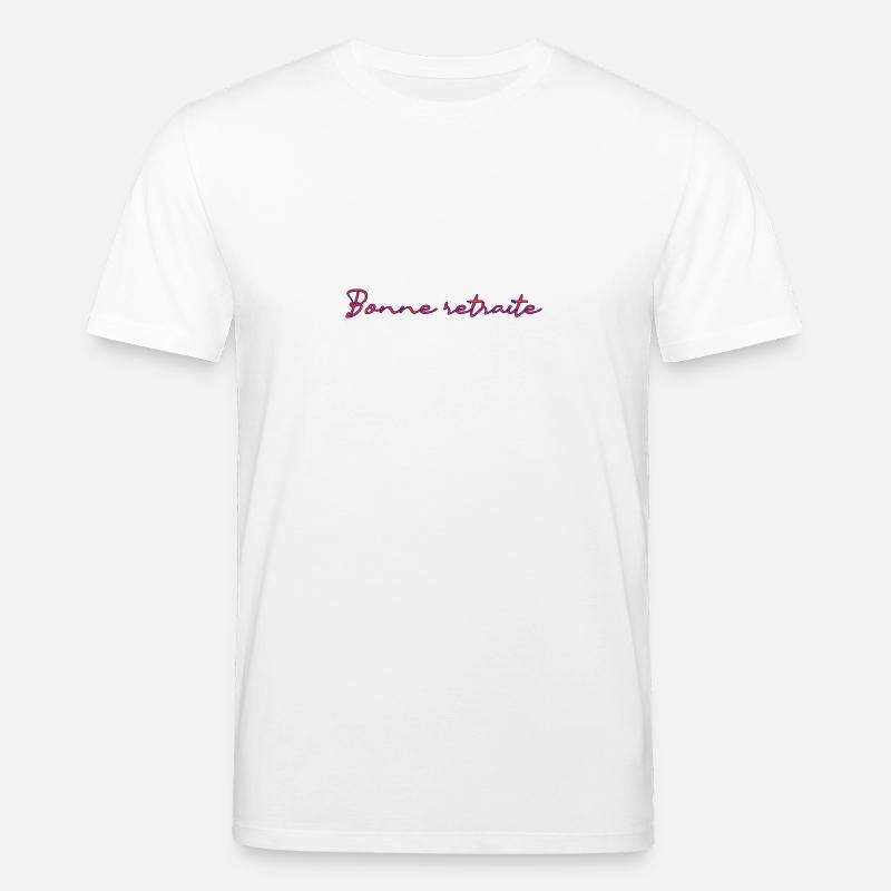 RETRAITE. RETRAITE. RETRAITEE. RETRAITE - T-shirt bio CREATOR Stanley/Stella Unisexe - blanc