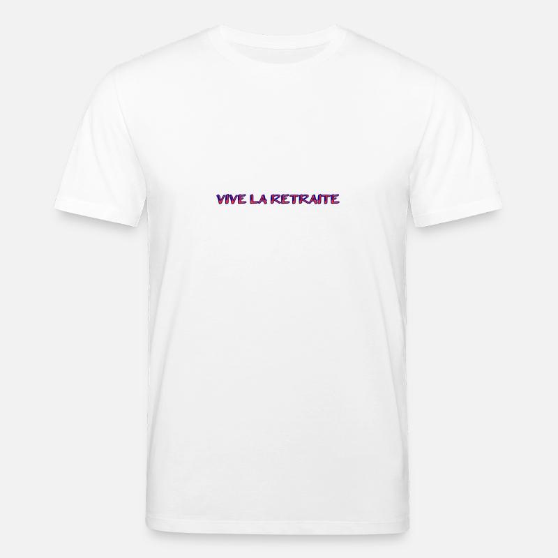 RETRAITE. RETRAITE. RETRAITEE. RETRAITE - T-shirt bio CREATOR Stanley/Stella Unisexe - blanc