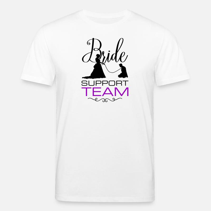 Braut Support Team Hochzeit - Stanley/Stella Unisex Bio-T-Shirt CREATOR  - Weiß