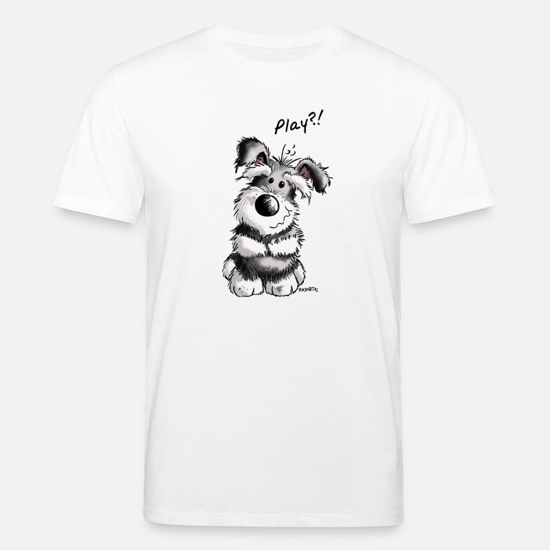 Play Schnauzer - Stanley/Stella Unisex Bio-T-Shirt CREATOR  - Weiß