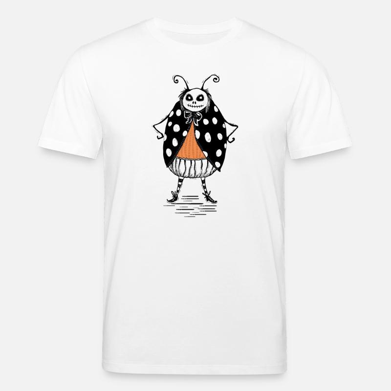 PolkaDots Spukkäfer - Stanley/Stella Unisex Bio-T-Shirt CREATOR - Weiß