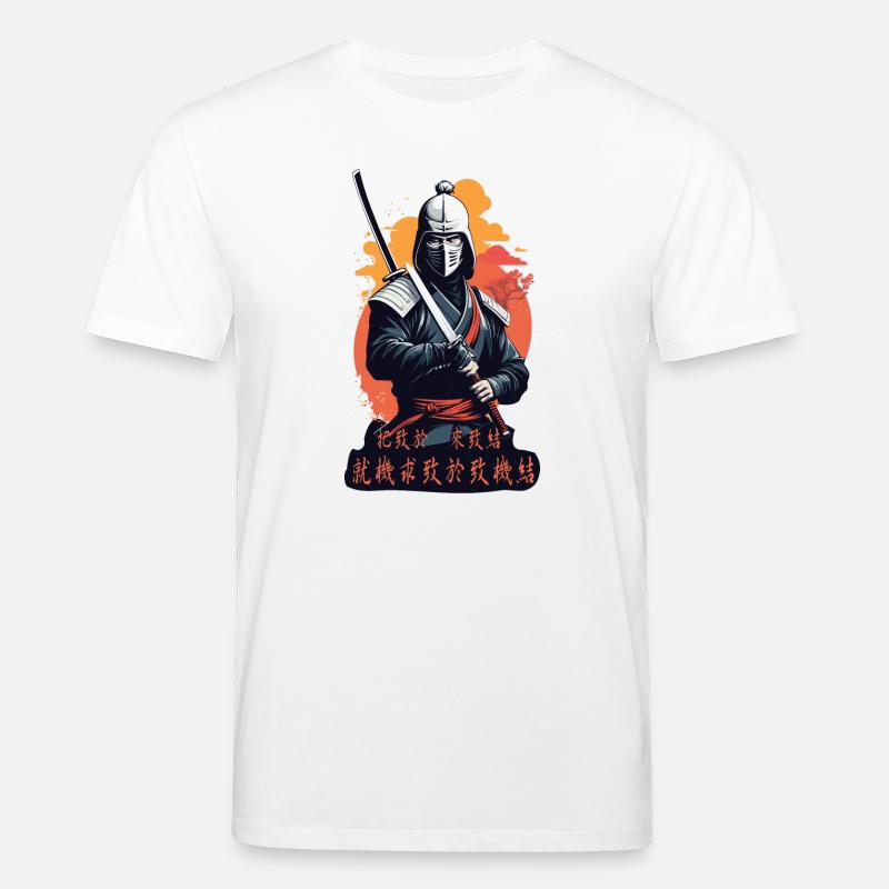 Samurai, Weg des Krieger - Stanley/Stella Unisex Bio-T-Shirt CREATOR  - Weiß