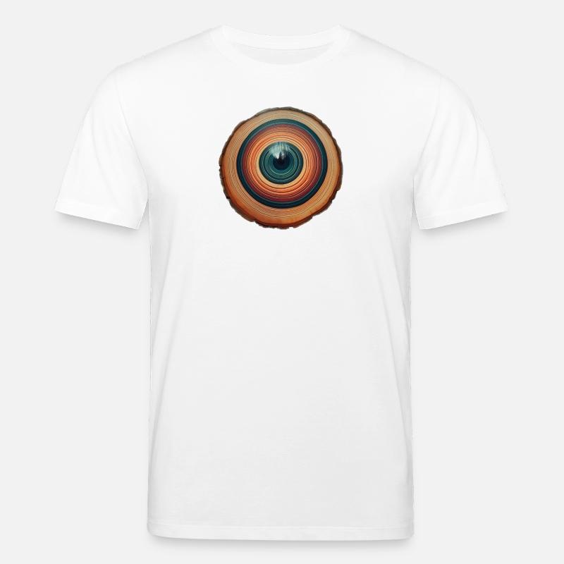 Das Auge eines Baumes - Stanley/Stella Unisex Bio-T-Shirt CREATOR  - Weiß