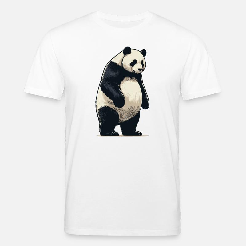 Panda - Stanley/Stella Unisex Bio-T-Shirt CREATOR  - Weiß