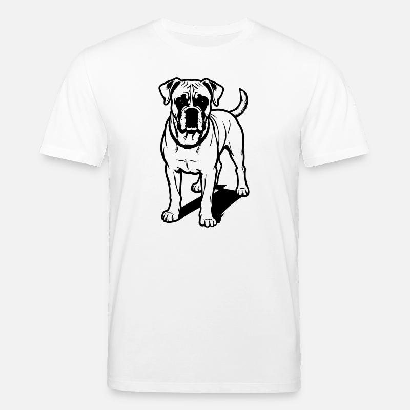 Boxerhund - Stanley/Stella Unisex Bio-T-Shirt CREATOR  - Weiß