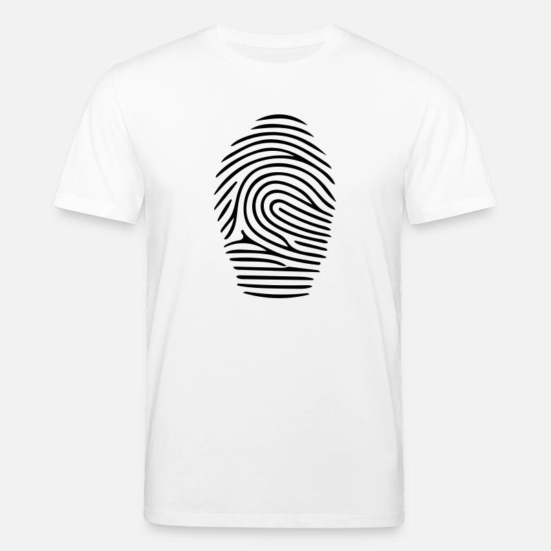 Fingerprint Vector Empreinte - T-shirt bio CREATOR Stanley/Stella Unisexe - blanc