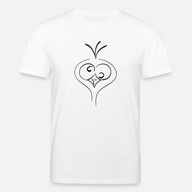 lustiges huhn - Stanley/Stella Unisex Bio-T-Shirt CREATOR  - Weiß