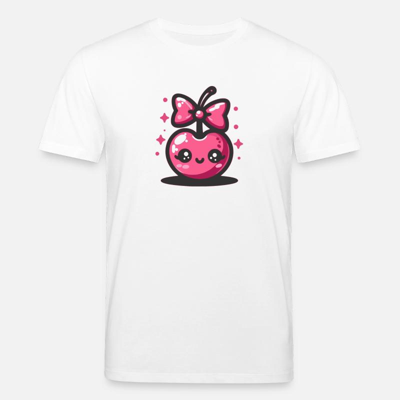 Niedliche Kirsche - Stanley/Stella Unisex Bio-T-Shirt CREATOR  - Weiß