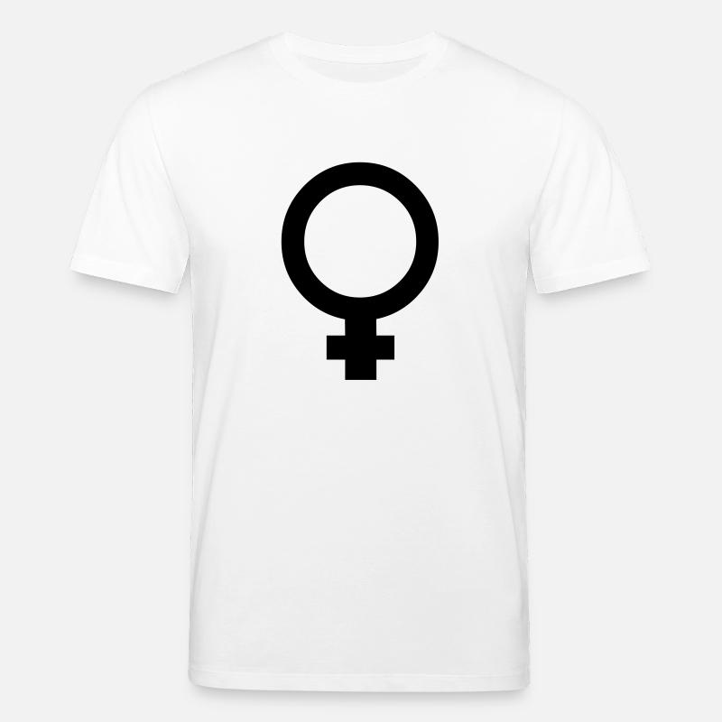 Weiblich Symbol - Stanley/Stella Unisex Bio-T-Shirt CREATOR  - Weiß