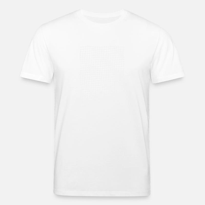 Optical illusion waves effect - Stanley/Stella CREATOR Unisex Organic T-Shirt - white