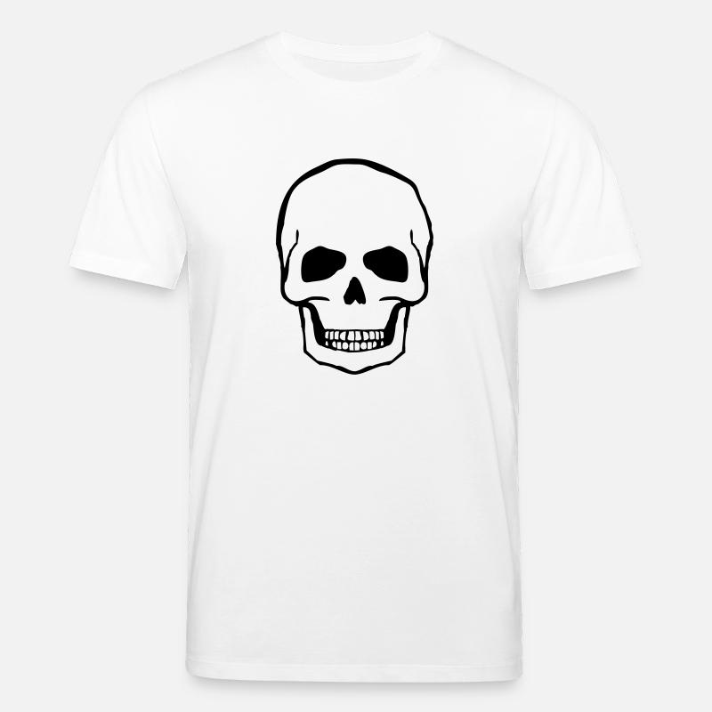 totenkopf_1 - Stanley/Stella Unisex Bio-T-Shirt CREATOR - Weiß