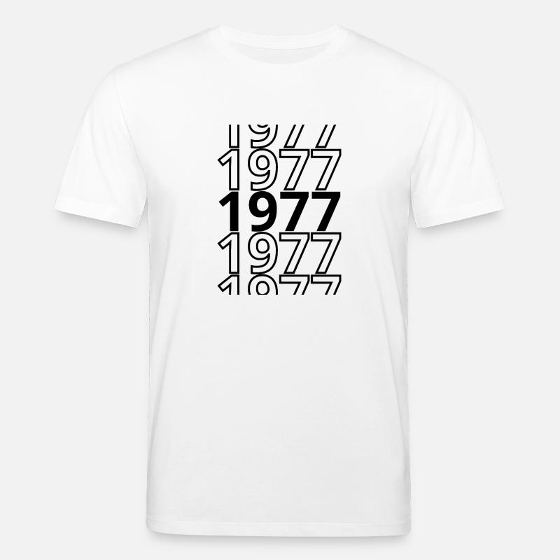 1977 1977 1977 - Stanley/Stella Unisex Bio-T-Shirt CREATOR  - Weiß