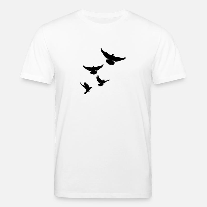 Taube - Stanley/Stella Unisex Bio-T-Shirt CREATOR - Weiß