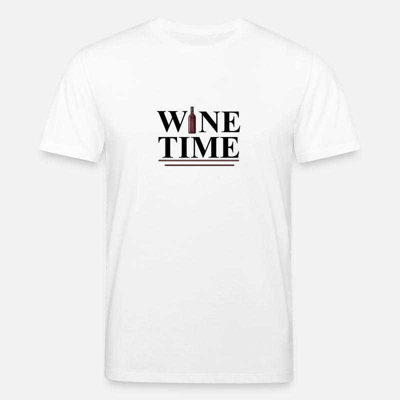 Wine Time - Stanley/Stella Unisex Bio-T-Shirt CREATOR  - Weiß