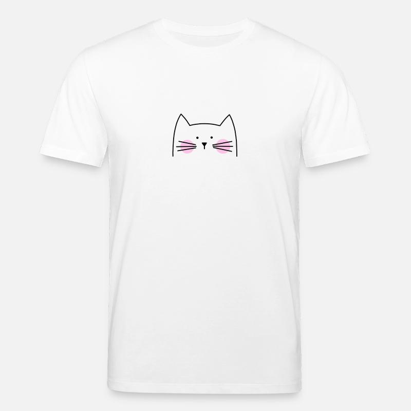 Katze Kätzchen Miezekatze - Stanley/Stella Unisex Bio-T-Shirt CREATOR  - Weiß
