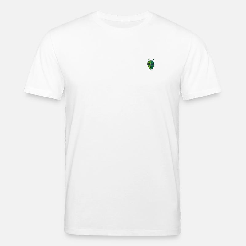Twofaced alien - Stanley/Stella Unisex Bio-T-Shirt CREATOR  - Weiß