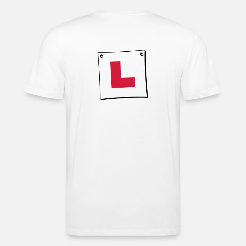 Learner Plate - Stanley/Stella CREATOR Unisex Organic T-Shirt - white