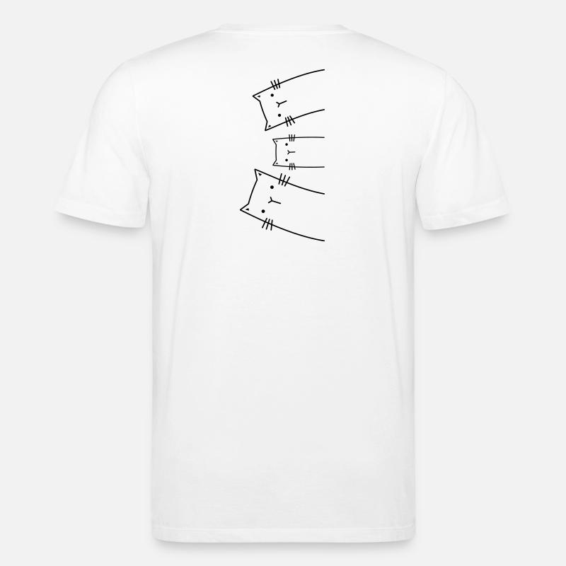 Idée Cadeau Chat Famille Chats - T-shirt bio CREATOR Stanley/Stella Unisexe - blanc