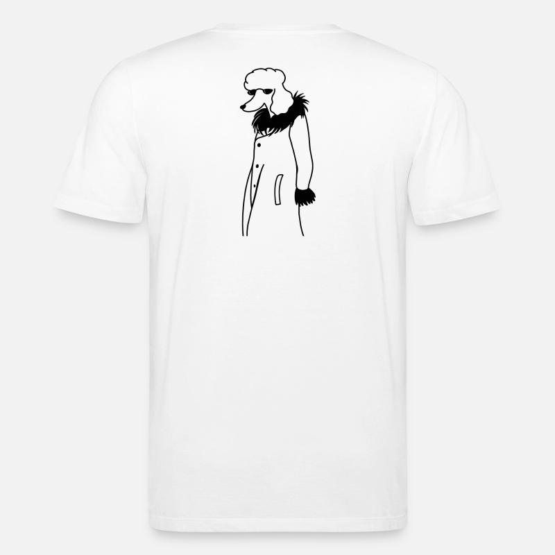 Cooler Pudel - Stanley/Stella Unisex Bio-T-Shirt CREATOR  - Weiß