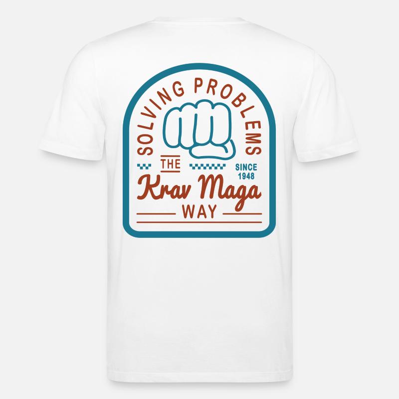 Solving problems the Krav Maga way - Stanley/Stella CREATOR Unisex Organic T-Shirt - white