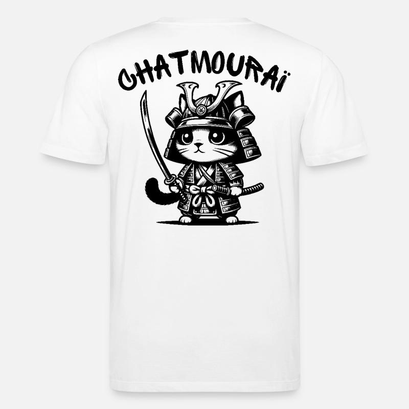 chat, chat mignon, chat doux - T-shirt bio CREATOR Stanley/Stella Unisexe - blanc