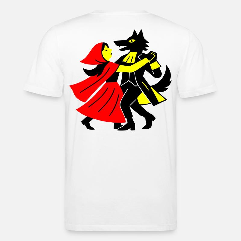 Valse avec Le Loup - T-shirt bio CREATOR Stanley/Stella Unisexe - blanc