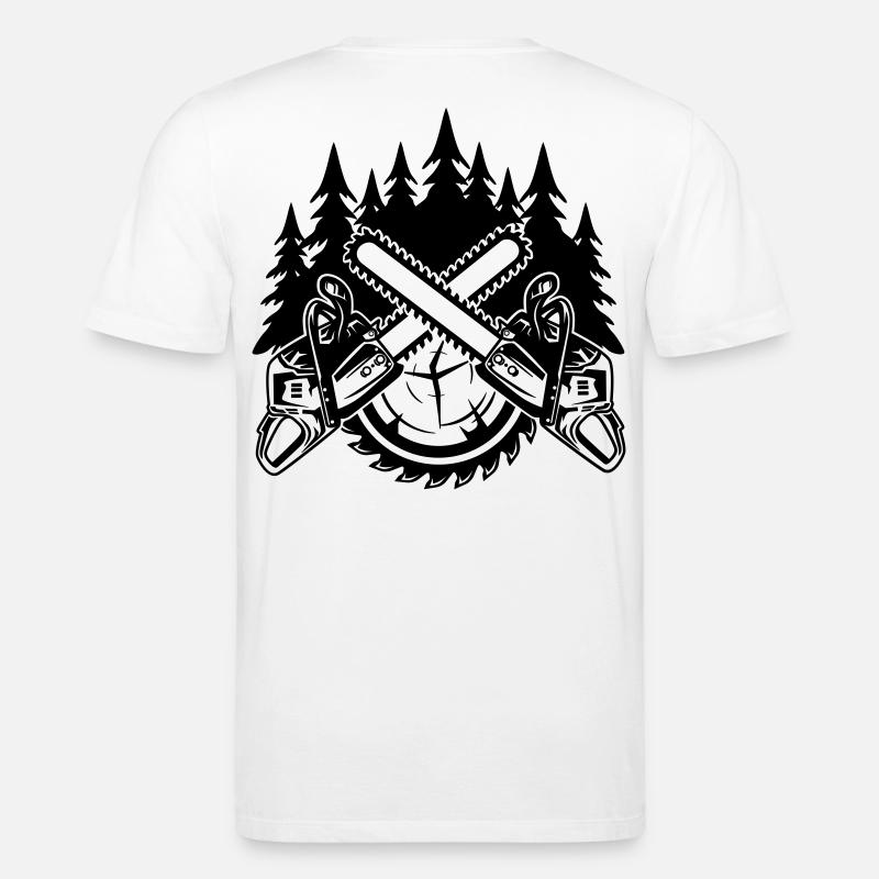 Tronçonneuses - T-shirt bio CREATOR Stanley/Stella Unisexe - blanc