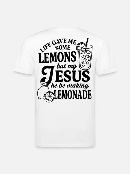 Life gave me lemons - Stanley/Stella CREATOR Unisex Organic T-Shirt - white