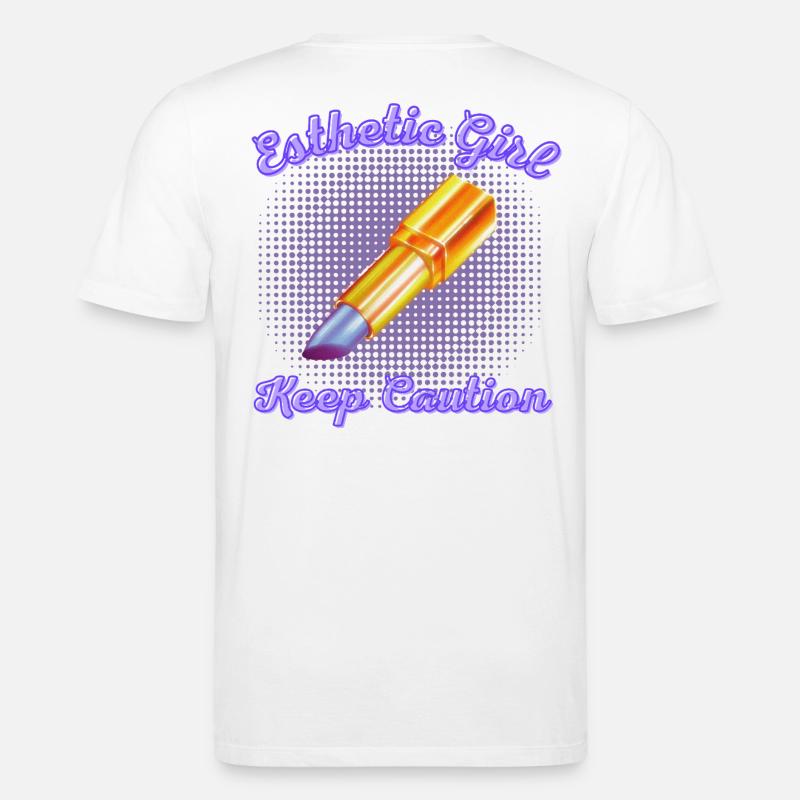 Kriegen Sie Ihren Graffiti-Lippenstift - Stanley/Stella Unisex Bio-T-Shirt CREATOR - Weiß