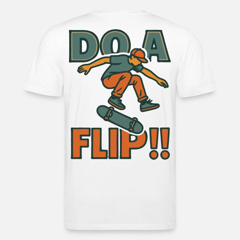 Machen Sie einen Flip DO - Stanley/Stella Unisex Bio-T-Shirt CREATOR  - Weiß
