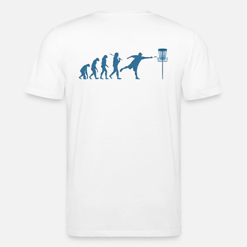 Disc Golf Evolution - Stanley/Stella Unisex Bio-T-Shirt CREATOR  - Weiß