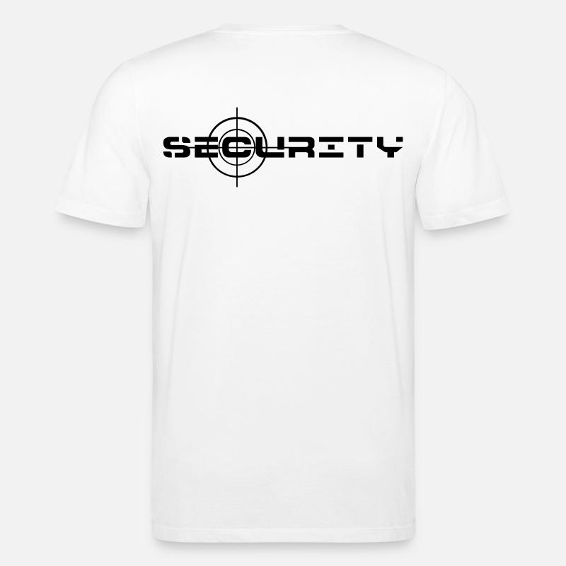 Sécurité, sécurité, protection de la propriété - T-shirt bio CREATOR Stanley/Stella Unisexe - blanc