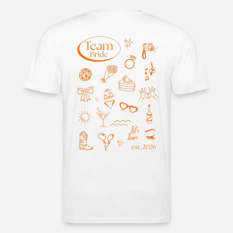Team Bride Icons 2026 - Stanley/Stella Unisex Bio-T-Shirt CREATOR  - Weiß