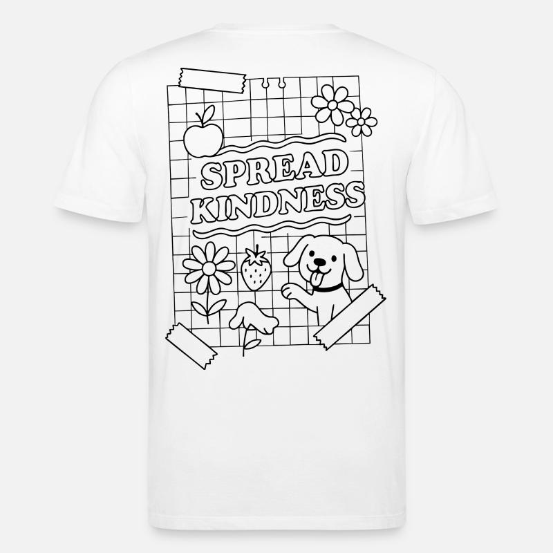 Spread Kindness - Stanley/Stella Unisex Bio-T-Shirt CREATOR  - Weiß