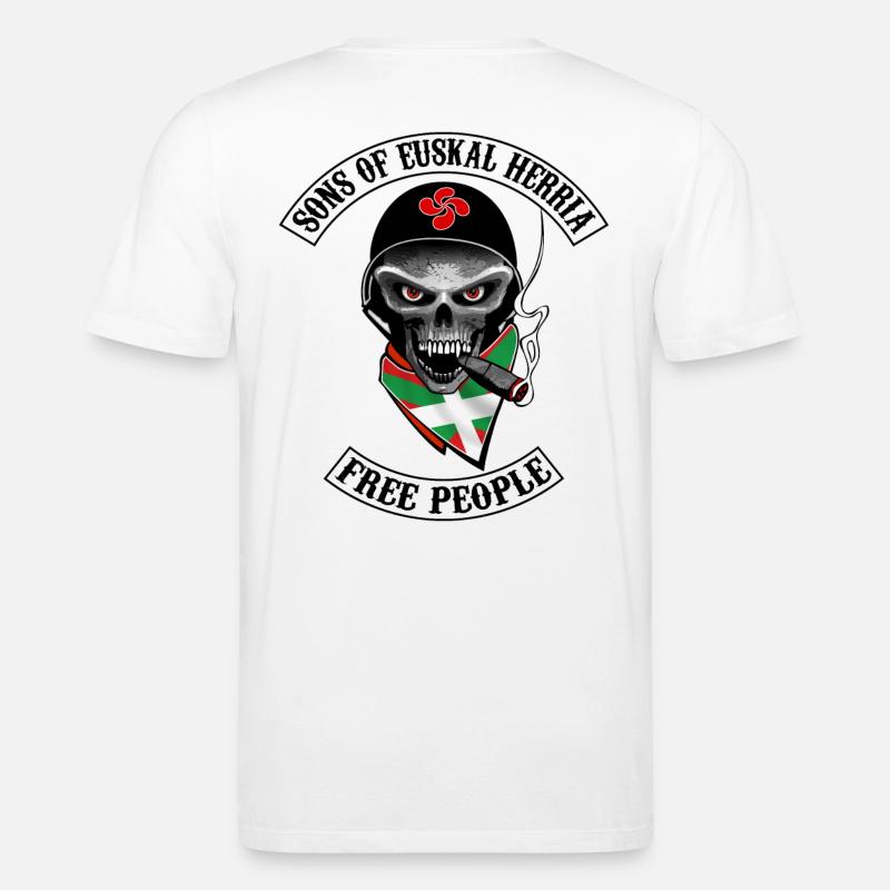 basques bikers design - Stanley/Stella Unisex Bio-T-Shirt CREATOR  - Weiß